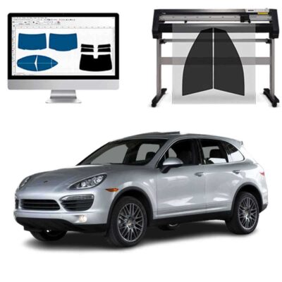 Porsche Cayenne dal 2011 al 2016 Pellicole Oscuranti Vetri Pre-Tagliate Vetri Neri per Auto Oscuramento vetri in Italia