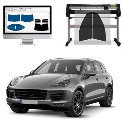 Porsche Cayenne dal 2017 a Oggi Pellicole Oscuranti Vetri Pre-Tagliate Vetri Neri per Auto Oscuramento vetri in Italia