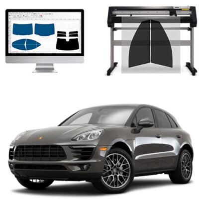 Porsche Macan dal 2014 ad OGGI Pellicole Oscuranti Vetri Pre-Tagliate Vetri Neri per Auto Oscuramento vetri in Italia