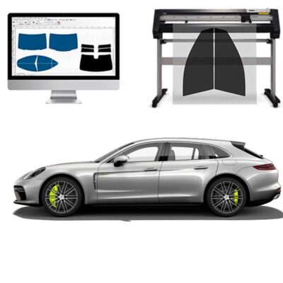 Porsche Panamera Turismo dal 2017 a Oggi Pellicole Oscuranti Vetri Pre-Tagliate Vetri Neri per Auto Oscuramento vetri in Italia