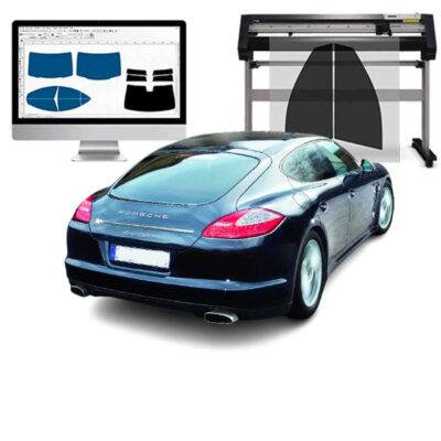 Porsche Panamera dal 2010 al 2013 Pellicole Oscuranti Vetri Pre-Tagliate Vetri Neri per Auto Oscuramento vetri in Italia