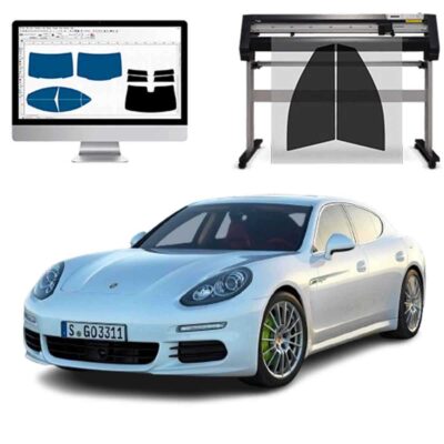 Porsche Panamera dal 2014 al 2016 Pellicole Oscuranti Vetri Pre-Tagliate Vetri Neri per Auto Oscuramento vetri in Italia