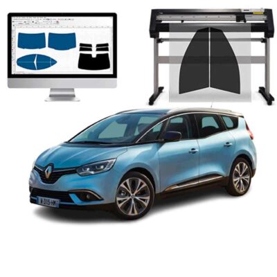Renault Grand Scenic dal 2017 a Oggi Pellicole Oscuranti Vetri Pre-Tagliate Vetri Neri per Auto Oscuramento vetri in Italia