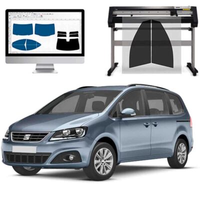 Seat Alhambra dal 2010 al 2020 Pellicole Oscuranti Vetri Pre-Tagliate Vetri Neri per Auto Oscuramento vetri in Italia