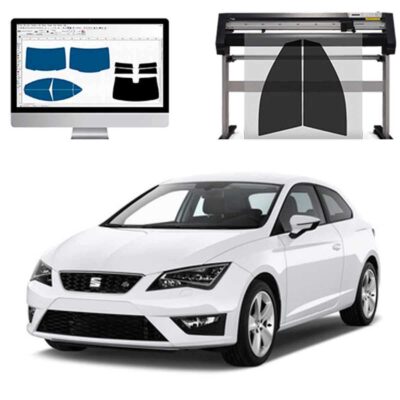 Seat Leon 5P dal 2012 al 2020 Pellicole Oscuranti Vetri Pre-Tagliate Vetri Neri per Auto Oscuramento vetri in Italia