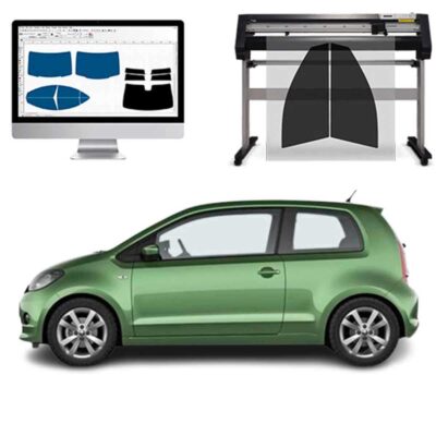 Skoda Citigo 3P dal 2012 a Oggi Pellicole Oscuranti Vetri Pre-Tagliate Vetri Neri per Auto Oscuramento vetri in Italia