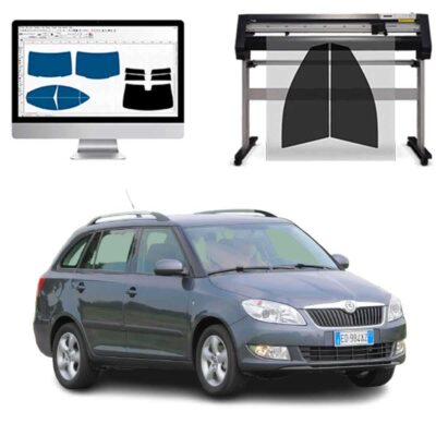 Skoda Fabia Sw dal 2007 al 2014 Pellicole Oscuranti Vetri Pre-Tagliate Vetri Neri per Auto Oscuramento vetri in Italia