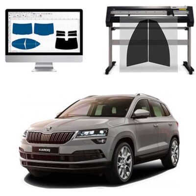 Skoda Karoq dal 2018 a Oggi Pellicole Oscuranti Vetri Pre-Tagliate Vetri Neri per Auto Oscuramento vetri in Italia