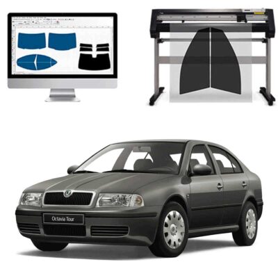 Skoda Octavia Berlina dal 2004 al 2008 Pellicole Oscuranti Vetri Pre-Tagliate Vetri Neri per Auto Oscuramento vetri in Italia