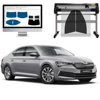 Skoda Superb Berlina dal 2015 a Oggi Pellicole Oscuranti Vetri Pre-Tagliate Vetri Neri per Auto Oscuramento vetri in Italia