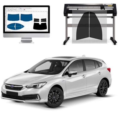 Subaru Impreza 5P dal 2017 a Oggi Pellicole Oscuranti Vetri Pre-Tagliate Vetri Neri per Auto Oscuramento vetri in Italia