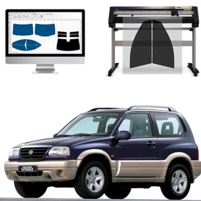 Suzuki Grand Vitara 3P dal 1998 al 2005 Pellicole Oscuranti Vetri Pre-Tagliate Vetri Neri per Auto Oscuramento vetri in Italia