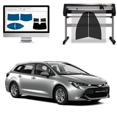 Toyota Corolla Touring Sport dal 2019 ad OGGI Pellicole Oscuranti Vetri Pre-Tagliate Vetri Neri per Auto Oscuramento vetri in Italia