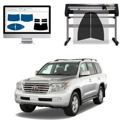 Toyota Land Cruiser dal 2009 a Oggi Pellicole Oscuranti Vetri Pre-Tagliate Vetri Neri per Auto Oscuramento vetri in Italia