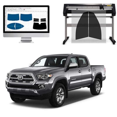 Toyota Tacoma 2P dal 2016 a Oggi Pellicole Oscuranti Vetri Pre-Tagliate Vetri Neri per Auto Oscuramento vetri in Italia