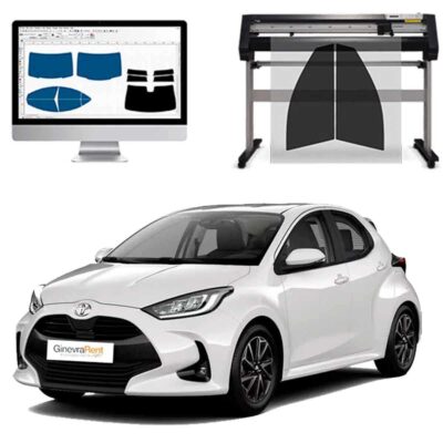 Toyota Yaris 5P dal 2021 ad OGGI Pellicole Oscuranti Vetri Pre-Tagliate Vetri Neri per Auto Oscuramento vetri in Italia