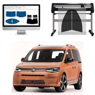 VolksWagen Caddy dal 2021 ad OGGI Pellicole Oscuranti Vetri Pre-Tagliate Vetri Neri per Auto Oscuramento vetri in Italia