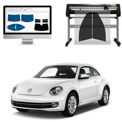 Volkswagen Beatle Coupe dal 2012 ad OGGI Pellicole Oscuranti Vetri Pre-Tagliate Vetri Neri per Auto Oscuramento vetri in Italia