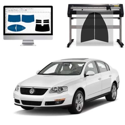 Volkswagen Passat Berlina dal 2005 al 2010 Pellicole Oscuranti Vetri Pre-Tagliate Vetri Neri per Auto Oscuramento vetri in Italia
