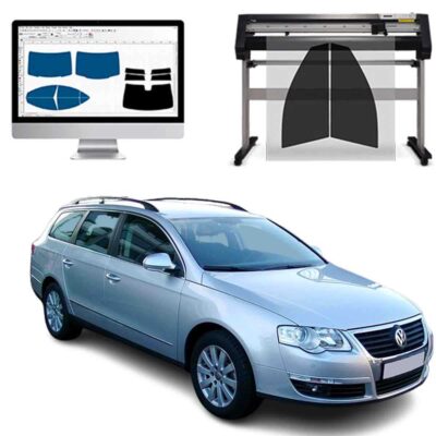 Volkswagen Passat Sw dal 2006 al 2013 Pellicole Oscuranti Vetri Pre-Tagliate Vetri Neri per Auto Oscuramento vetri in Italia