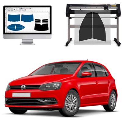 Volkswagen Polo 5P dal 2018 ad OGGI Pellicole Oscuranti Vetri Pre-Tagliate Vetri Neri per Auto Oscuramento vetri in Italia