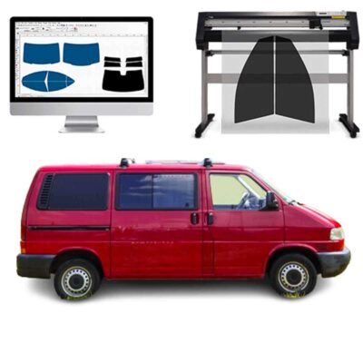 Volkswagen T4 dal 2000 al 2003 Pellicole Oscuranti Vetri Pre-Tagliate Vetri Neri per Auto Oscuramento vetri in Italia