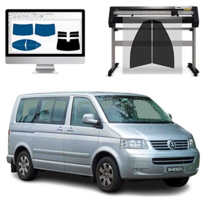 Volkswagen T5 dal 2004 al 2014 Pellicole Oscuranti Vetri Pre-Tagliate Vetri Neri per Auto Oscuramento vetri in Italia