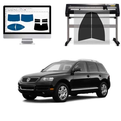 Volkswagen Touareg dal 2003 al 2009 Pellicole Oscuranti Vetri Pre-Tagliate Vetri Neri per Auto Oscuramento vetri in Italia