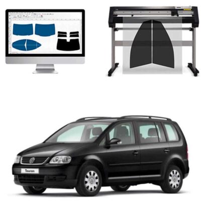 Volkswagen Touran dal 2003 al 2009 Pellicole Oscuranti Vetri Pre-Tagliate Vetri Neri per Auto Oscuramento vetri in Italia