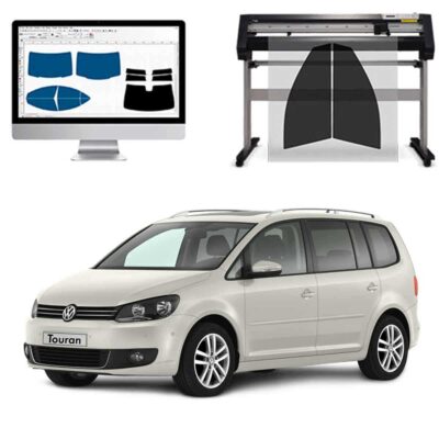 Volkswagen Touran dal 2010 al 2015 Pellicole Oscuranti Vetri Pre-Tagliate Vetri Neri per Auto Oscuramento vetri in Italia