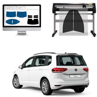 Volkswagen Touran dal 2015 a Oggi Pellicole Oscuranti Vetri Pre-Tagliate Vetri Neri per Auto Oscuramento vetri in Italia