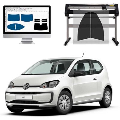 Volkswagen Up 3P dal 2011 ad OGGI Pellicole Oscuranti Vetri Pre-Tagliate Vetri Neri per Auto Oscuramento vetri in Italia