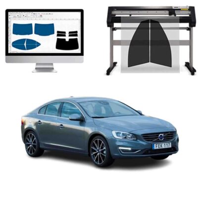 Volvo S60 Berlina dal 2010 al 2018 Pellicole Oscuranti Vetri Pre-Tagliate Vetri Neri per Auto Oscuramento vetri in Italia