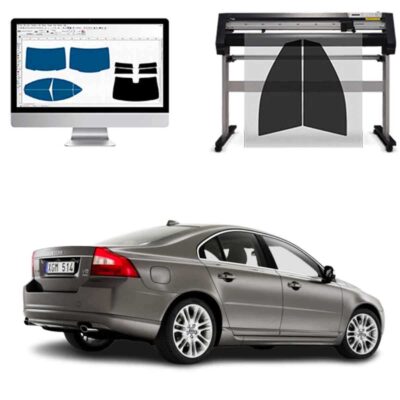Volvo S80 Berlina dal 2007 al 2016 Pellicole Oscuranti Vetri Pre-Tagliate Vetri Neri per Auto Oscuramento vetri in Italia