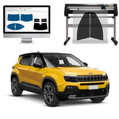 Jeep Avenger dal 2023 ad OGGI Pellicole Oscuranti Vetri Pre-Tagliate Vetri Neri per Auto Oscuramento vetri in Italia